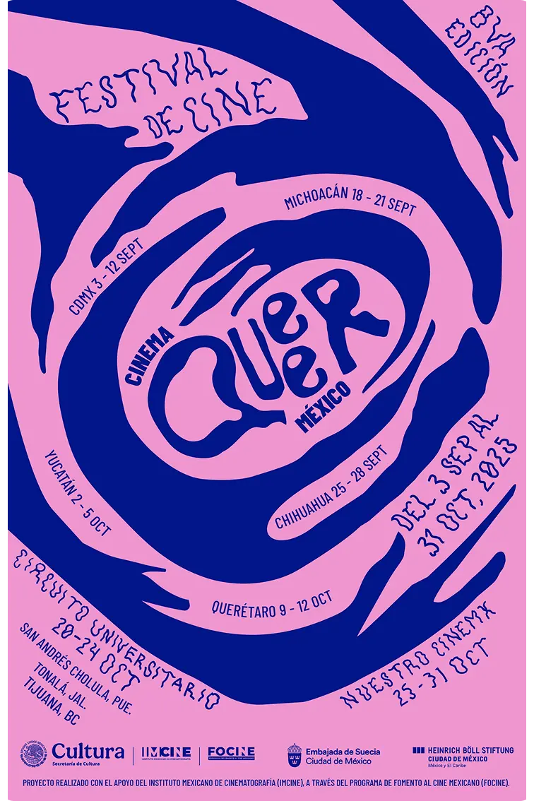 Poster Cinema Queer México 2026